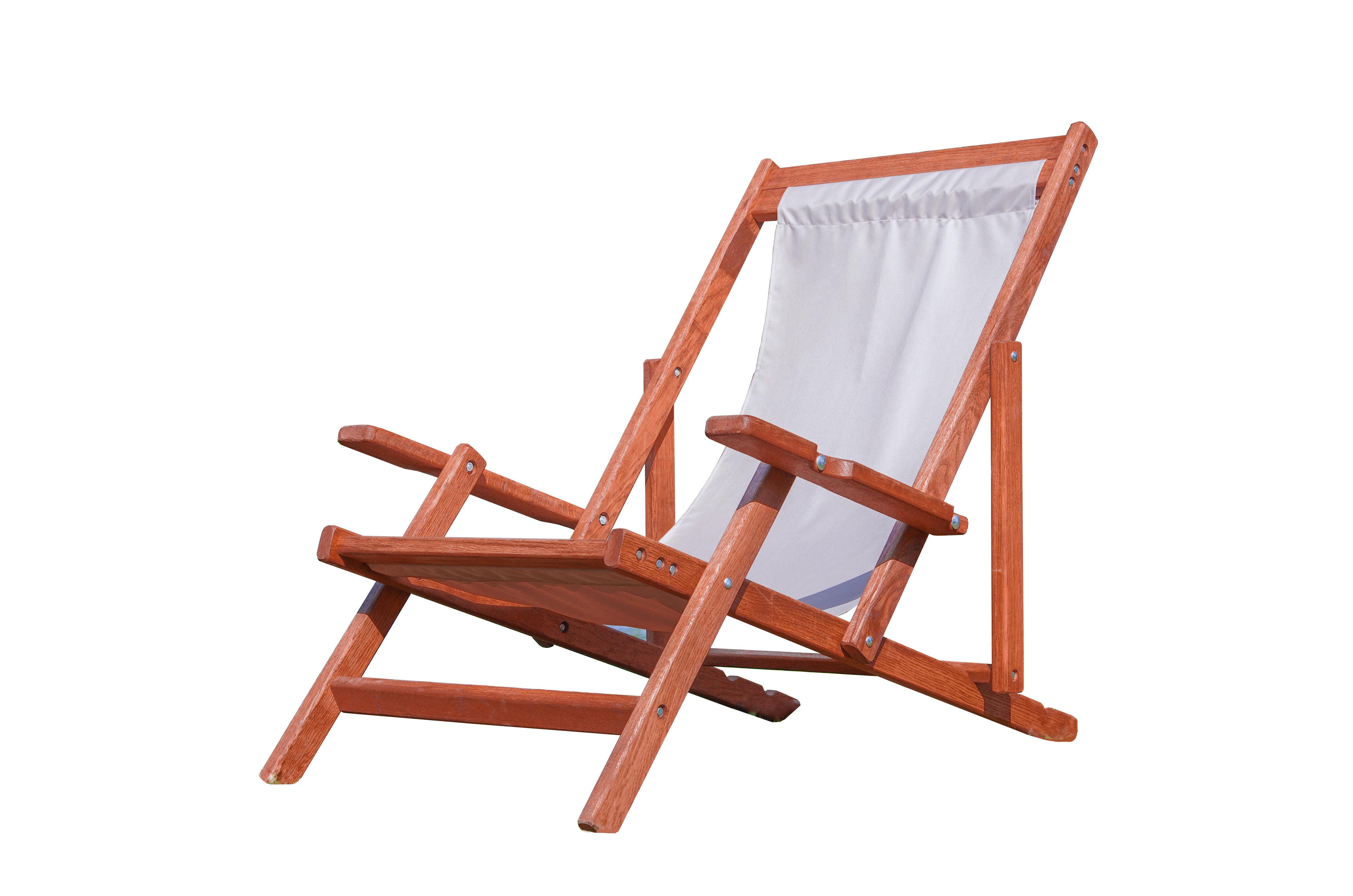 Шезлонг дубовый RELAX WOOD Оксфорд натуральное дерево (7090865)