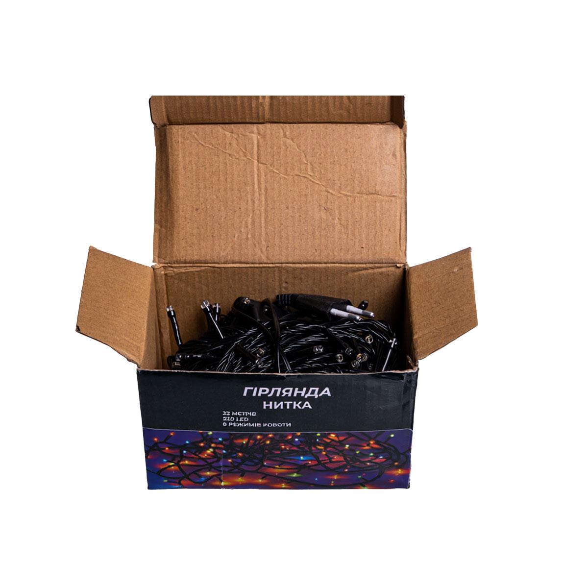 Гірлянда кімнатна Нитка W220LED22MBY 22 м 220 LED Чорний/Жовтий (29912743) - фото 7 Гірлянда кімнатна Нитка W220LED22MBY 22 м 220 LED Чорний/Жовтий (29912743) - фото 7