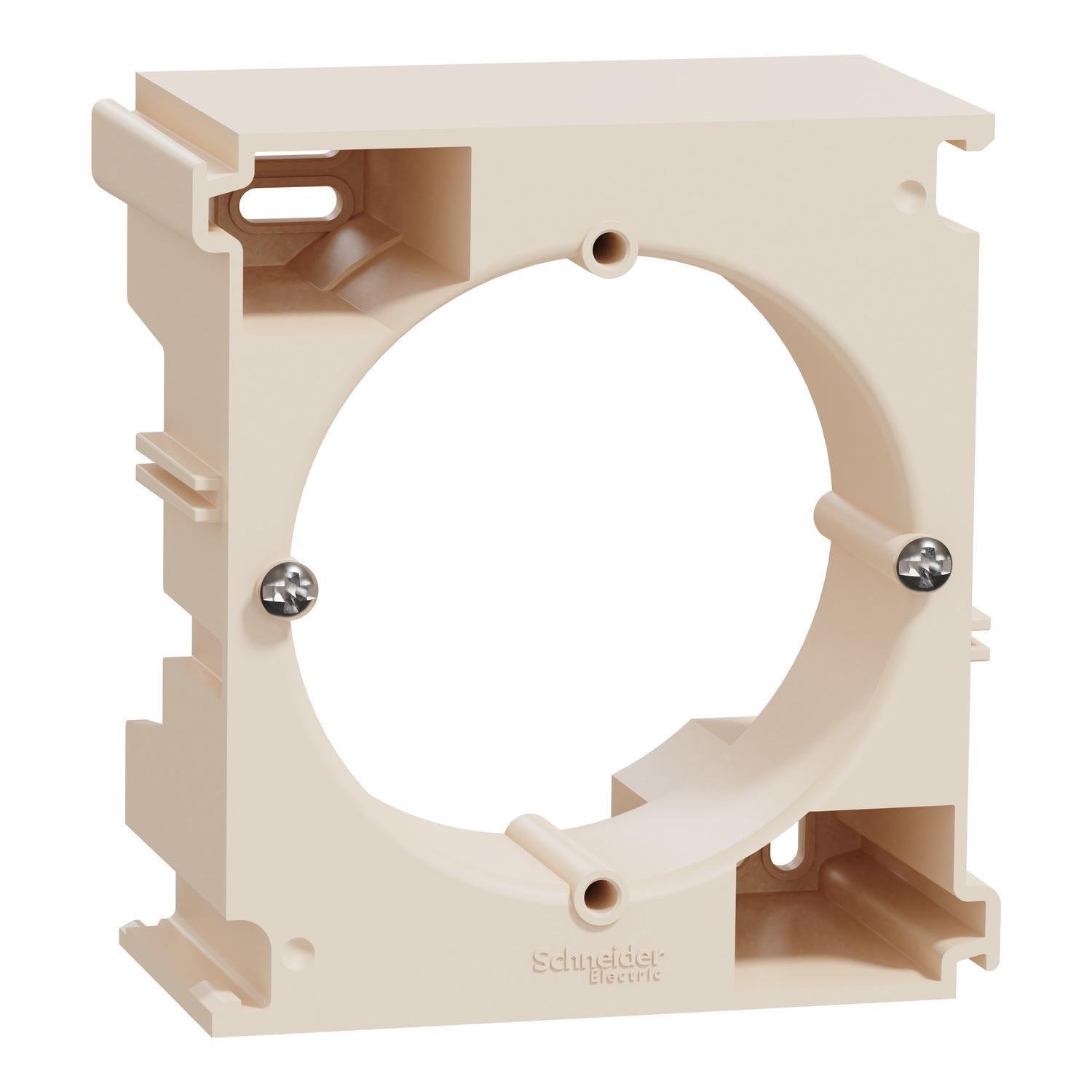 Коробка для наружного монтажа Schneider Electric Sedna Design дополнительная Бежевый (SDD112902)