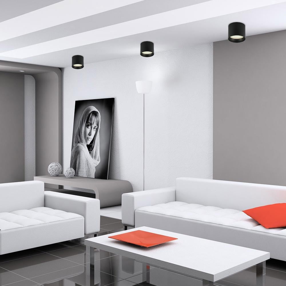 Світильник точковий накладний Feron HL353 Чорний - фото 3 Світильник точковий накладний Feron HL353 Чорний - фото 3