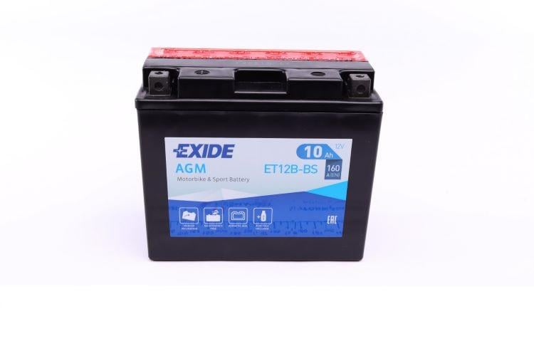 Аккумулятор EXIDE AGM L EN160 10 Ah-12 V 150х70х130 мм (ET12B-BS)
