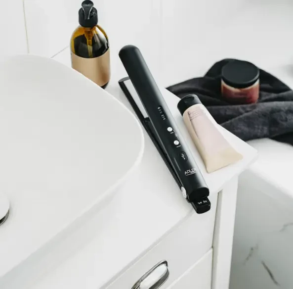 Утюжок для волос аккумуляторный Adler AD 2327 3,6 V 2x4500 mAh Li-Ion Black (5905575907493) - фото 5