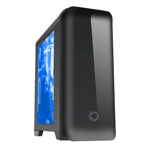 Корпус GameMax H602-BK черный, без БП, Mid Tower, Micro ATX / Mini ITX, 1хUSB 3.0, 2хUSB 2.0, 1x120 мм LED (H602-BK)