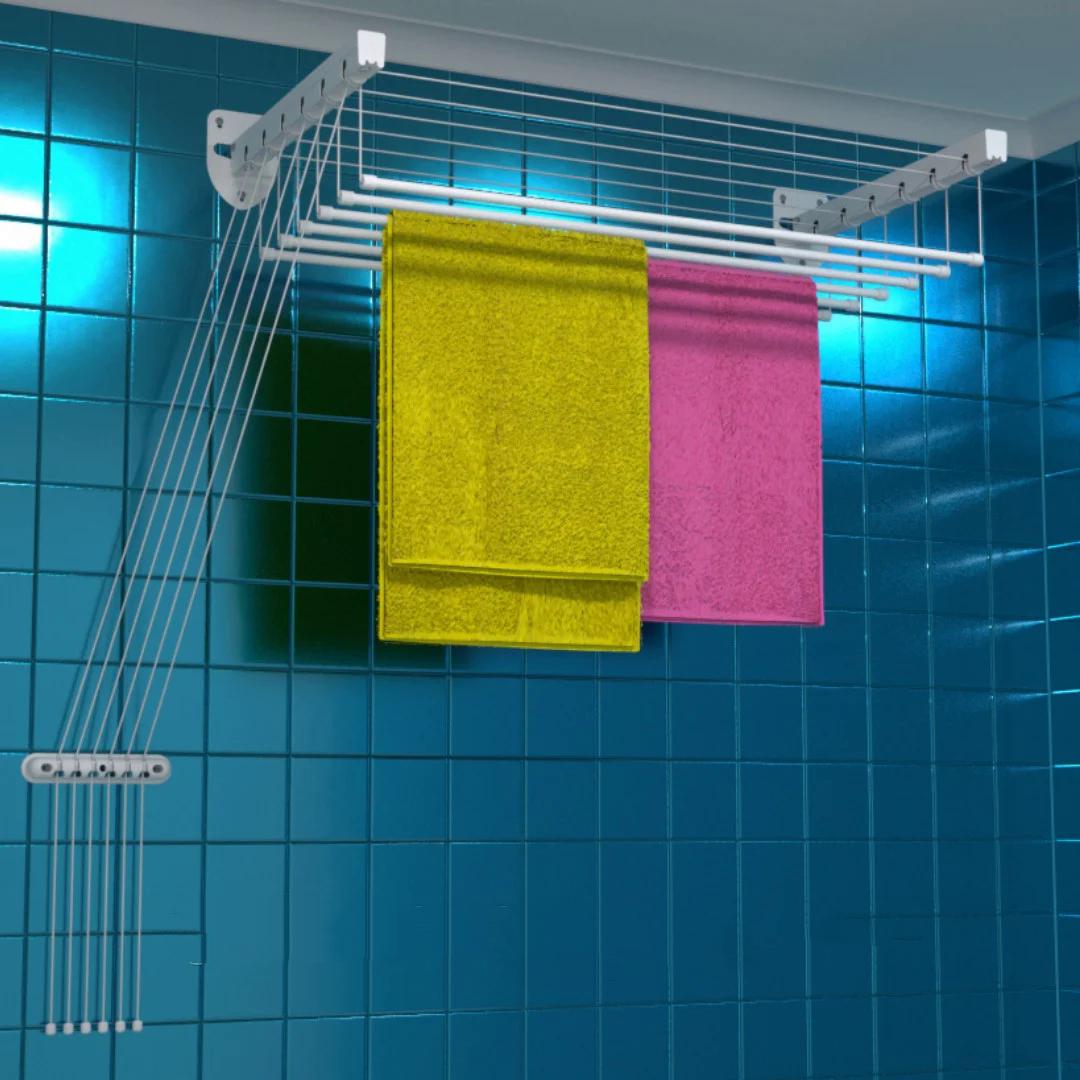 Сушка для белья настенно-потолочная 1,6 м (191542-Т)