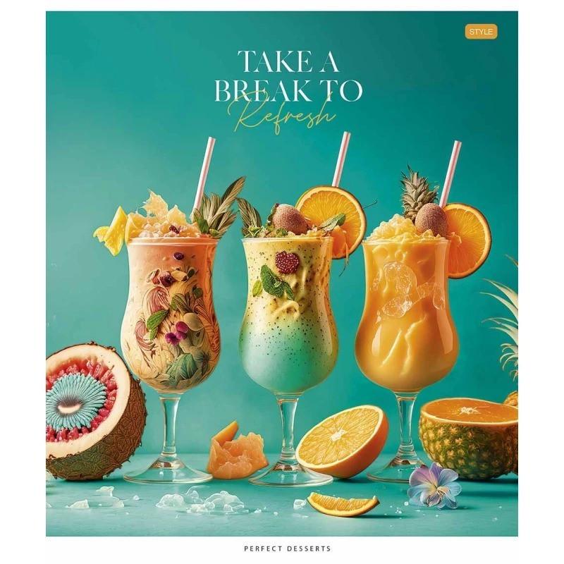 Зошит учнівський "Juicy world" 048-3281L-3 у лінію 48 аркушів