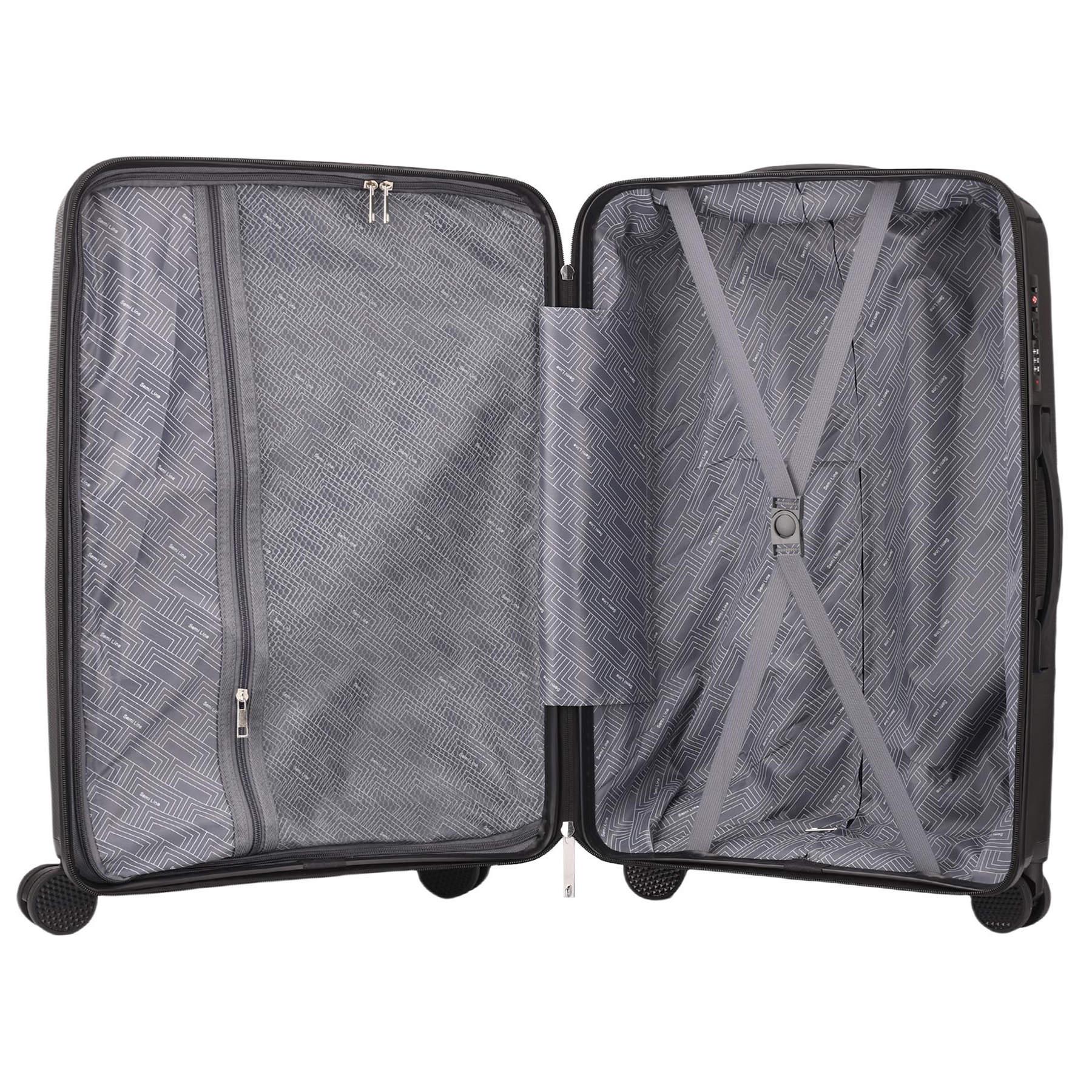 Чемодан SEMI LINE 24" Black (T5826-3) - фото 6 Чемодан SEMI LINE 24" Black (T5826-3) - фото 6