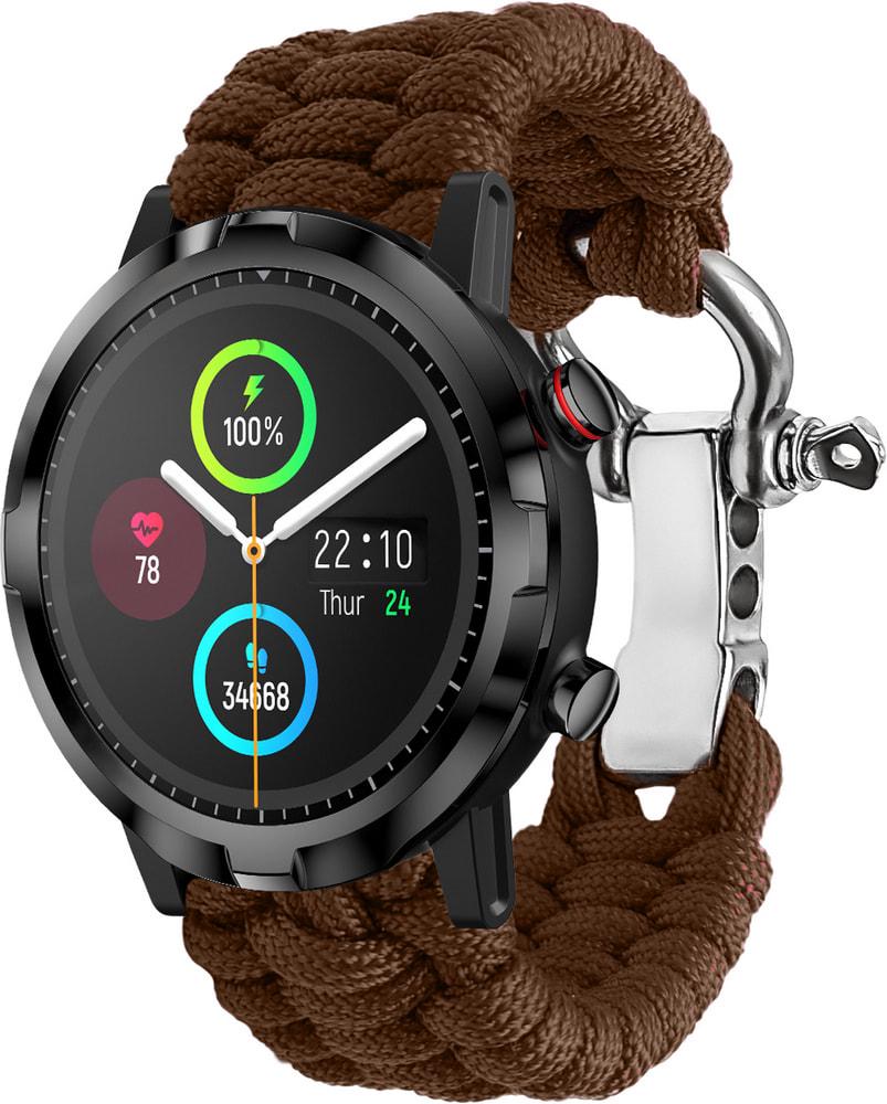 Ремінець із Паракорду Ruper для Haylou Smart Watch RT LS05S (22mm) Brown (30819-30)
