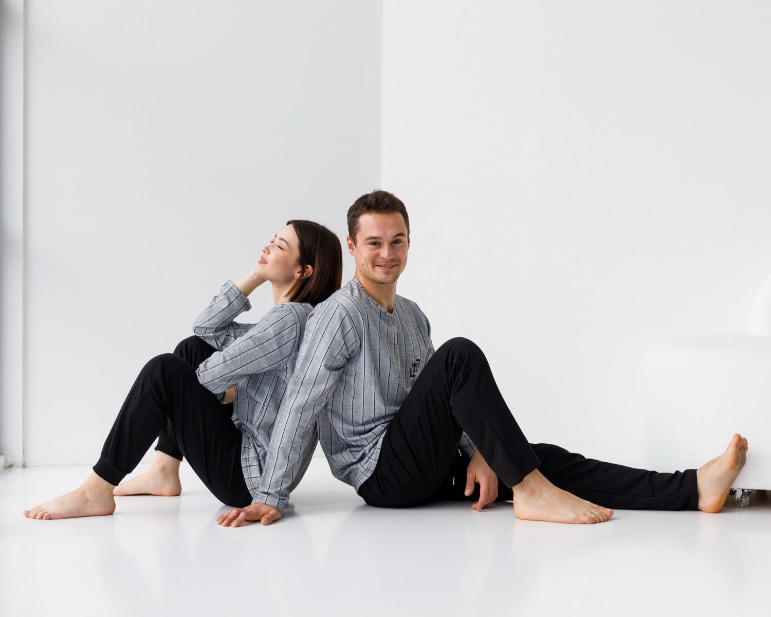 Костюм женский S Светло-серый (88968) - фото 3 Костюм женский S Светло-серый (88968) - фото 3