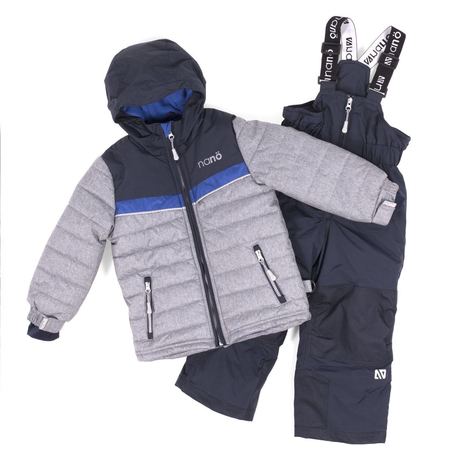 Детский зимний комплект для мальчика Nano F18M251 102-112 см Светло-серый (F18M251-Navy-4)