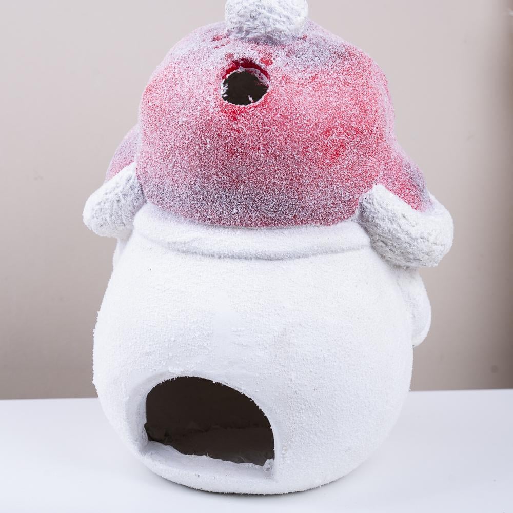 Статуетка Підсвічник гігант-сніговик 34 см (1646) - фото 2