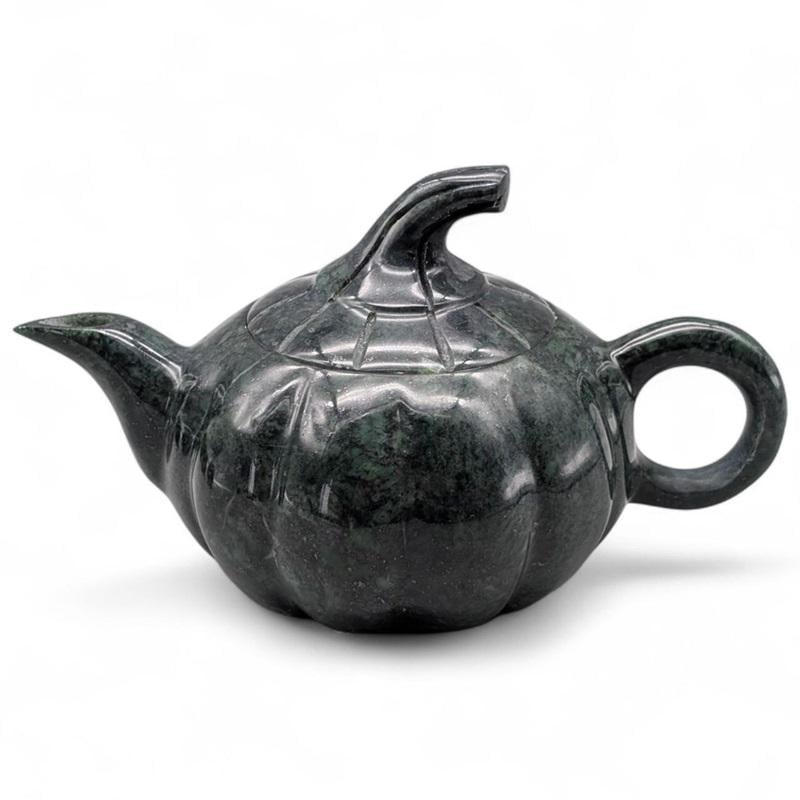 Сервиз для чая из нефрита Тыква (13-0-0128) - фото 3 Сервиз для чая из нефрита Тыква (13-0-0128) - фото 3