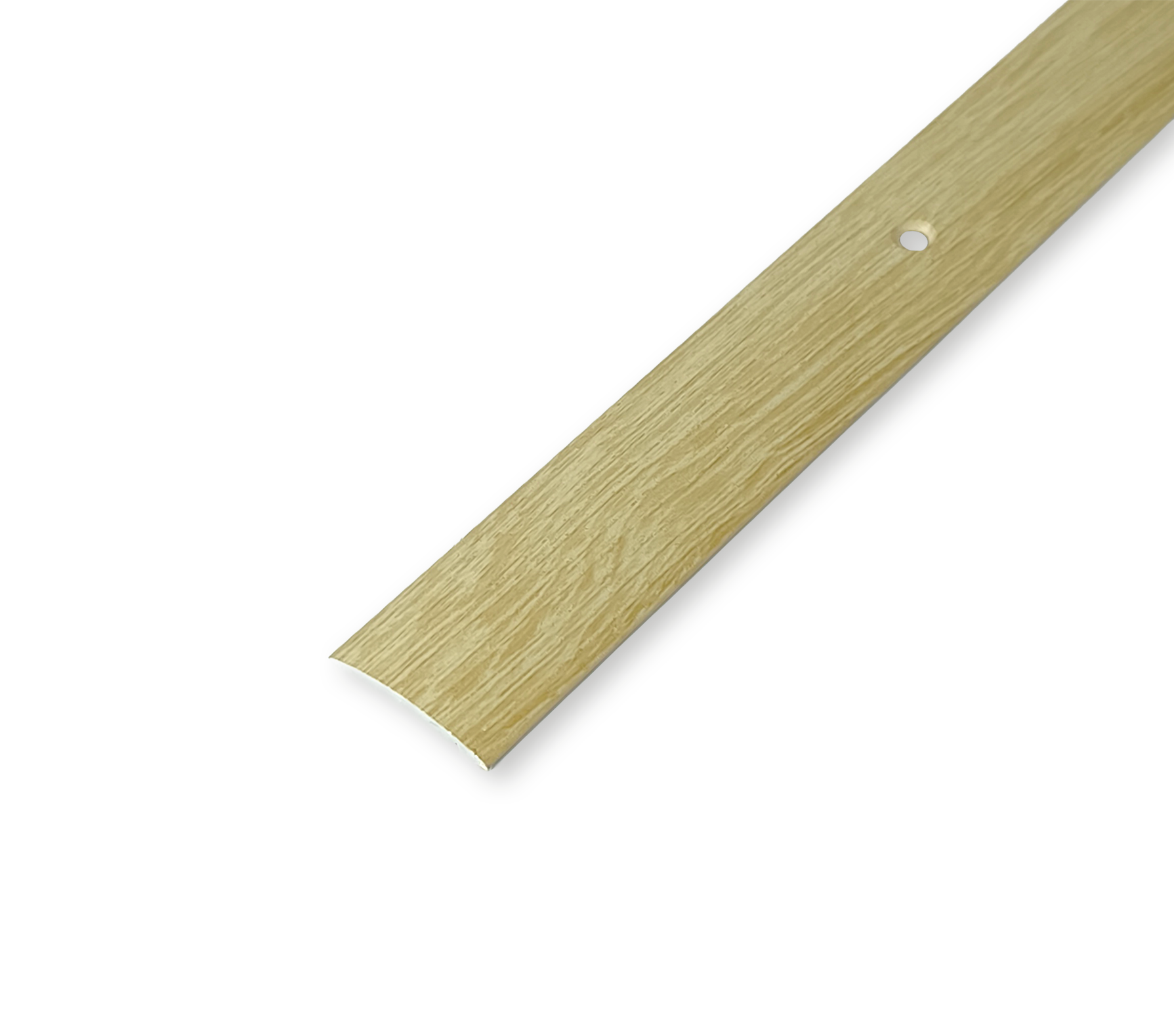 Порожек EURO CONCEPT алюминиевый гладкий БРП-002 декорированный 30x4 мм 1800 мм Ясень