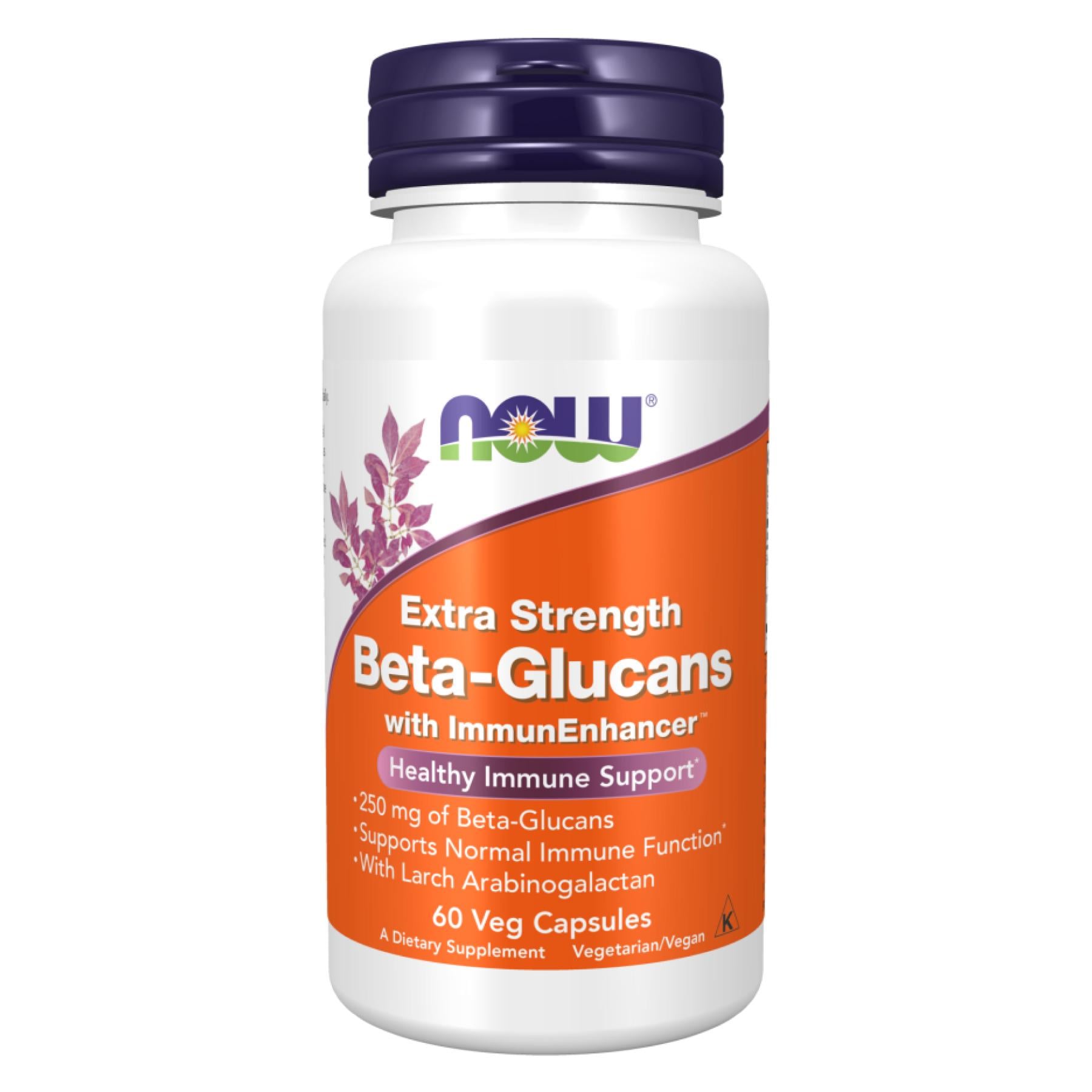 Натуральная добавка Beta-Glucans with ImmunEnhancer Extra Strength 60 vcaps (2022-10-2617)