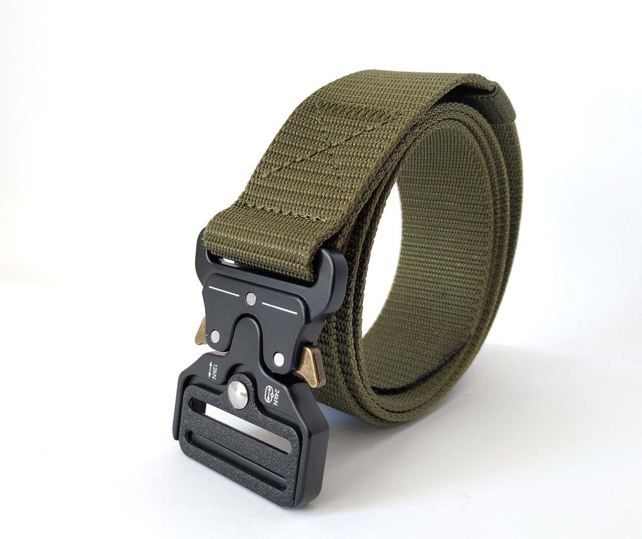 Ремінь Cobra Lock Belt металева пряжка Олива (810-olive)