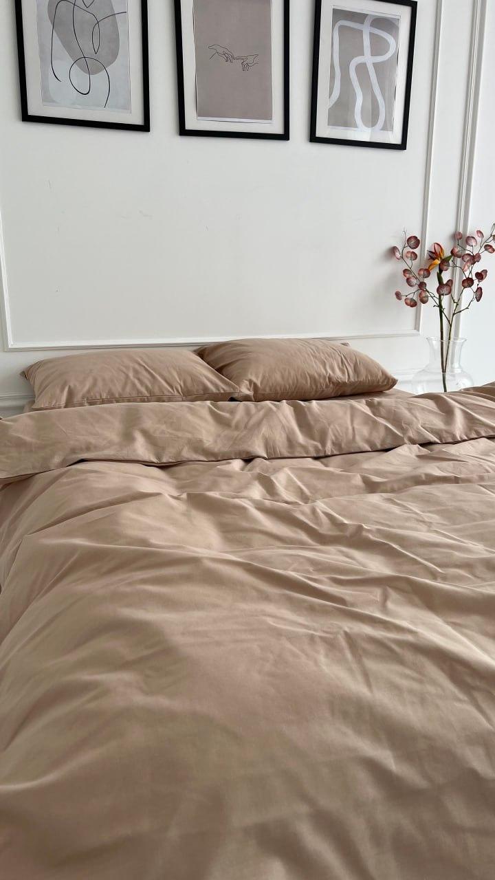 Комплект постільної білизни Двоспальний 180х210 наволочка 50х70 2шт Беж (П4К-Post-ukr-0015-22) - фото 5 Комплект постільної білизни Двоспальний 180х210 наволочка 50х70 2шт Беж (П4К-Post-ukr-0015-22) - фото 5