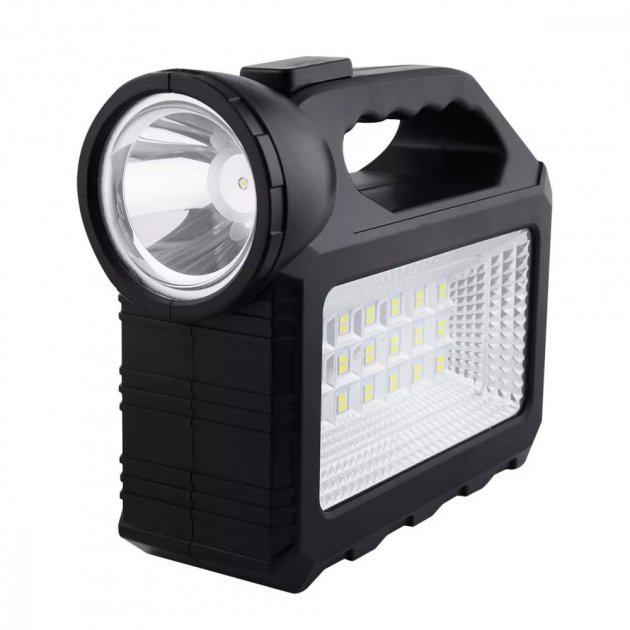 Фонарь многофункциональный GDTimes GD-101 LED с солнечной батареей/3 лампочки/повербанк (3014941ER)