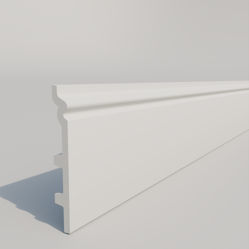 Плинтус полиуретановый Gaudi Decor CR 3245 140x18x2000 мм (17516893)