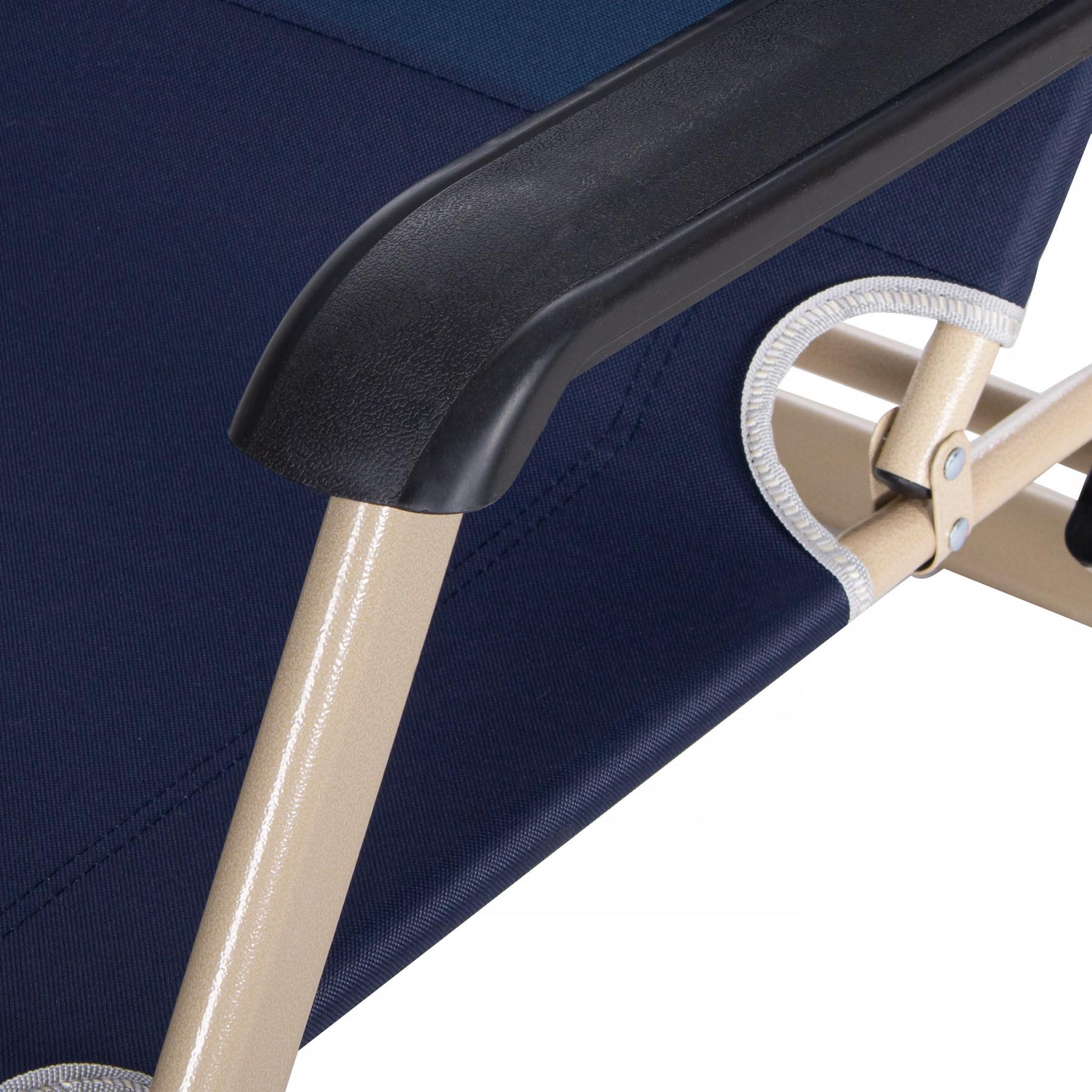 Шезлонг Springos Zero Gravity Синій (19971) - фото 8