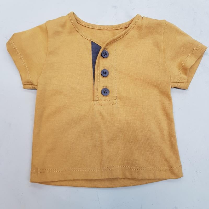 Футболка для мальчика Dreamkid 68 см Горчичный (2373950794)