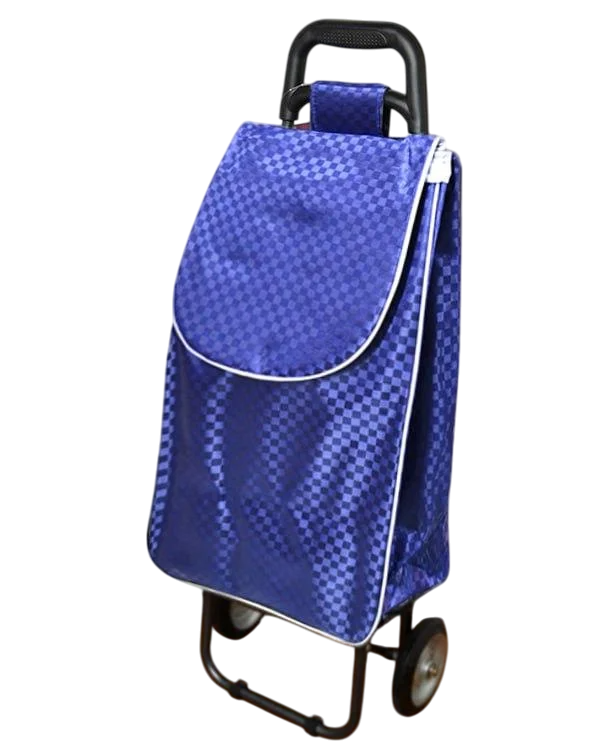 Сумка-візок із гаманцем колеса метал до 90 кг Синій/Чорний (П4К-kravchuchka2-008-02)