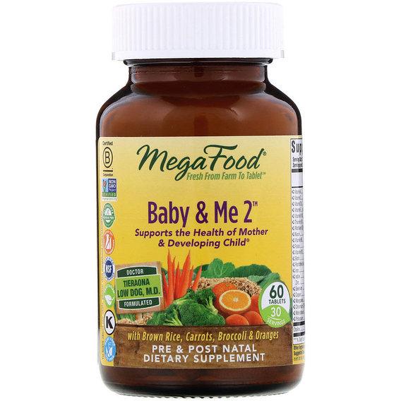 Витаминно-минеральный комплекс MegaFood Baby & Me 2 60 Tabs (MGF-10314)
