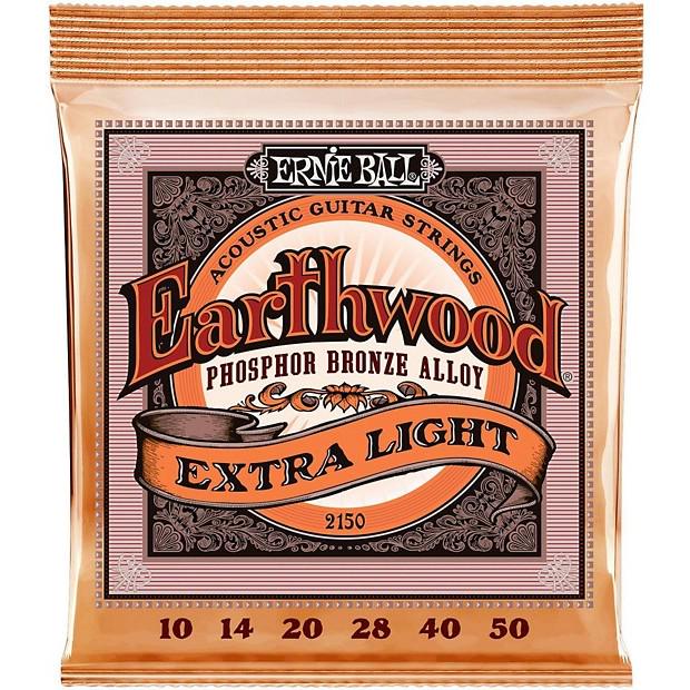 Струны Ernie Ball 2150 Earthwood Phosphor Bronze 10-50 Extra Light (454)