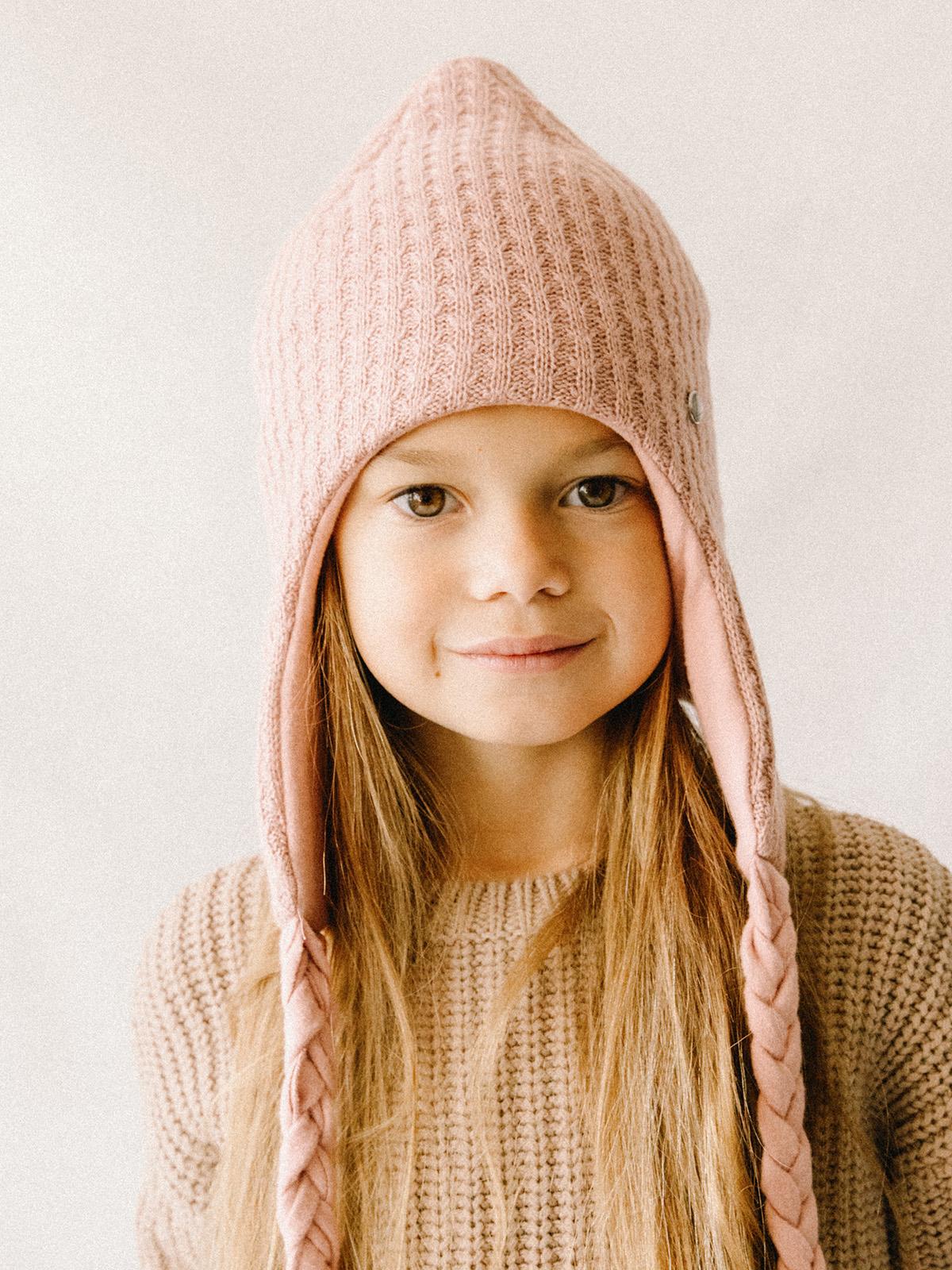 Шапка зимняя Дембохаус р. 46 Пудровый (Риара)