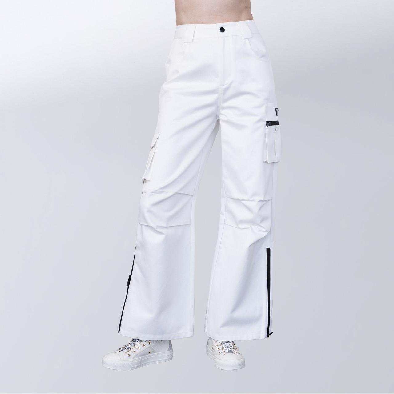 Брюки карго жіночі Prada S Білий (2588762913)