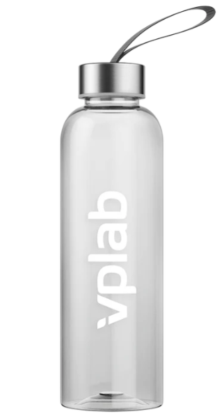 Бутылка для воды VPLab Plastic Bottle 580 мл White