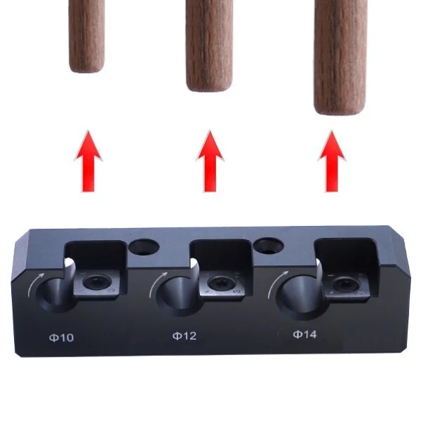 Кондуктор для изготовления шкантов острые лезвия для сверления шкантов с d 10/12 и 14 мм (Y02207) - фото 3