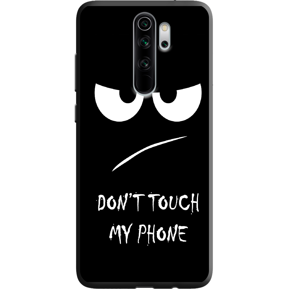 Чохол Boxface Xiaomi Redmi Note 8 Pro Don't Touch my Phone Чорний силікон (38222-up535-38664)