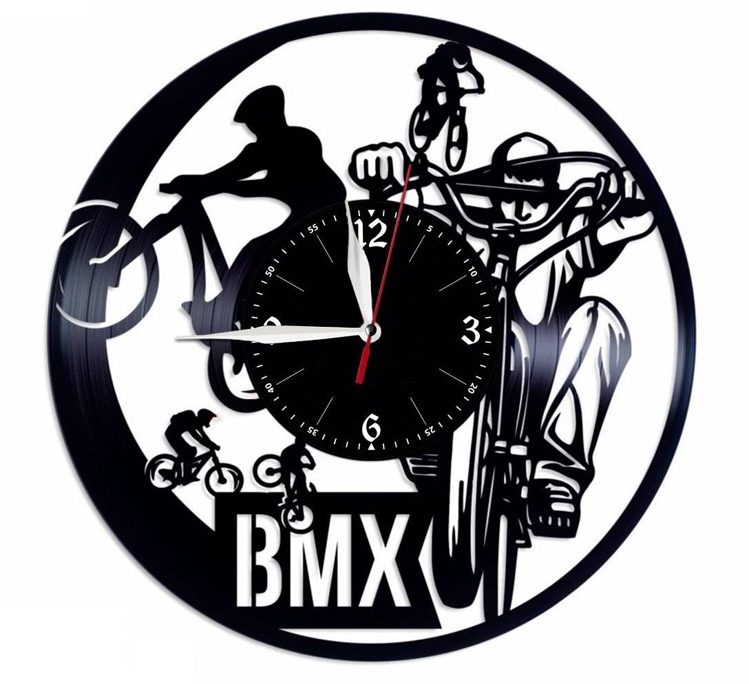 Часы настенные BMX 2137 из виниловой пластинки