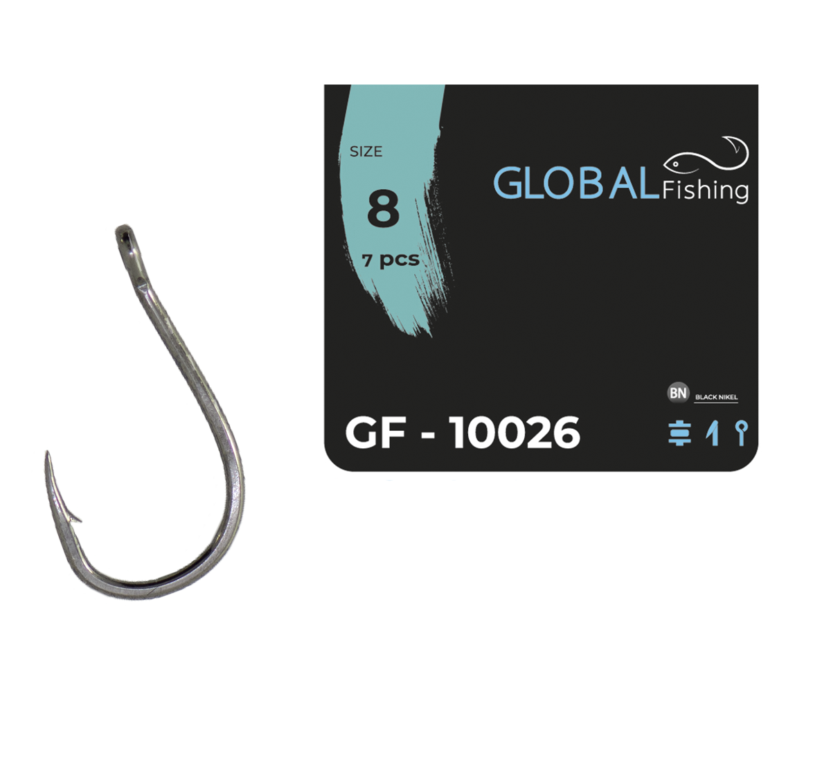 Крючок Global Fishing GF-10026 №8 (1646887699) Крючок Global Fishing GF-10026 №8 (1646887699)