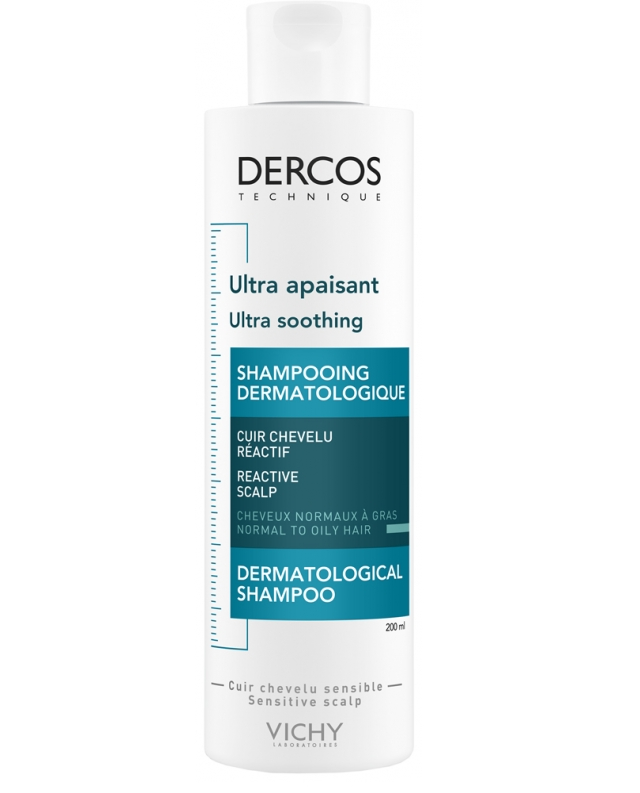 Шампунь безсульфатный Vichy Dercos Ultra-Apaisant для нормальных/жирных волос и чувствительной кожи головы 200 мл (35547663) Шампунь безсульфатный Vichy Dercos Ultra-Apaisant для нормальных/жирных волос и чувствительной кожи головы 200 мл (35547663)
