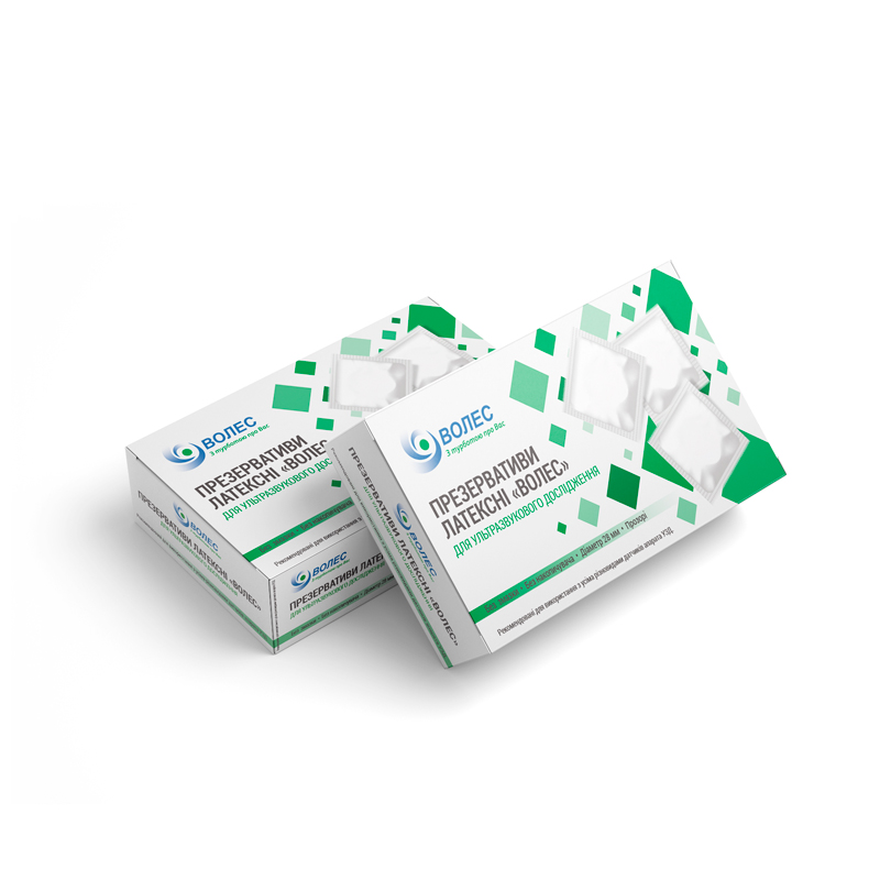 Презервативи для УЗД Волес латексні без мастила (26607769)