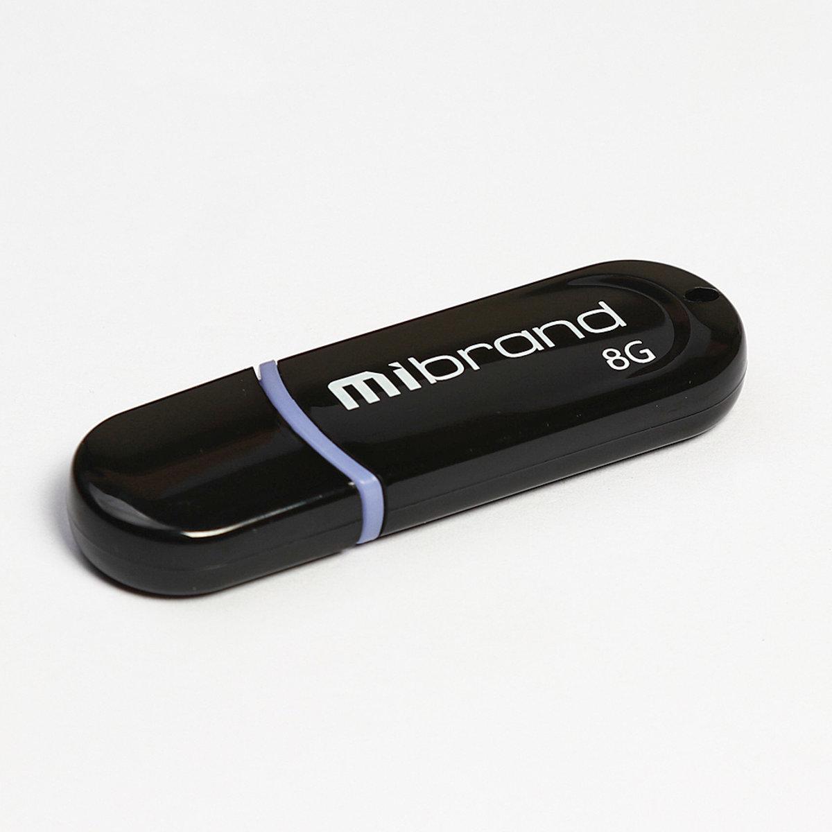 Флеш-накопитель Mibrand MI2,0/PA8P2B USB 2,0 Panther 8 GB Black (561765)