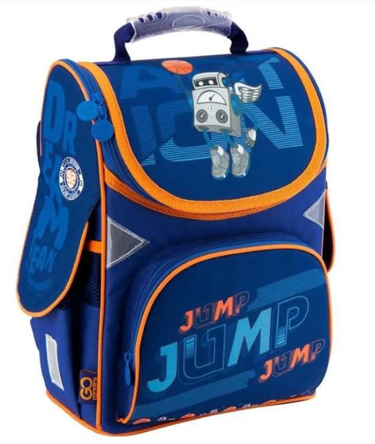 Рюкзак школьный GoPack 34х26х13 см 11 л Синий (go18-5001s-13)