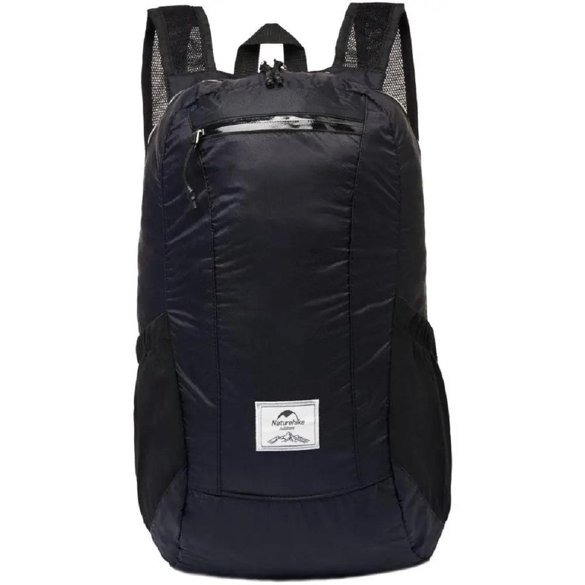 Рюкзак Naturehike компактный Ultralight NH17A012-B 18 л Черный (6927595718674)
