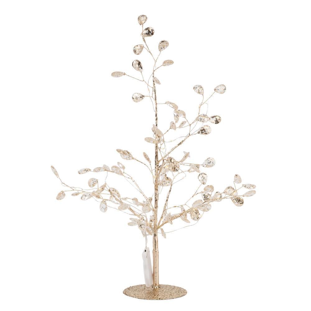 Дерево декоративное с подсветкой Золотой хрусталь 37 см Дерево декоративное с подсветкой Золотой хрусталь 37 см
