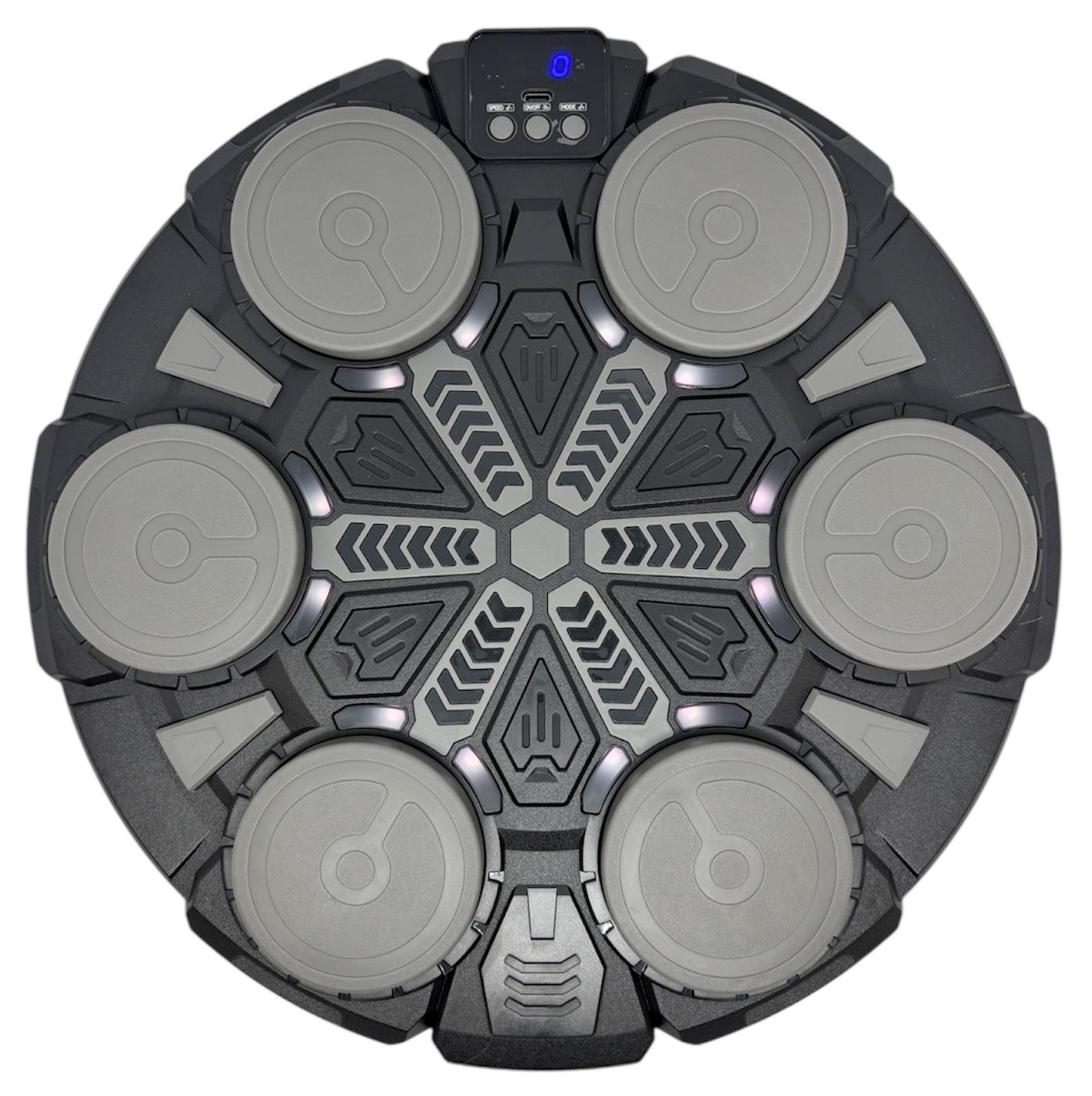 Груша боксерська 6 цілей bluetooth 3 режима зі світловими та звуковими ефектами з рукавичками на акумуляторі світломузика - фото 4 Груша боксерська 6 цілей bluetooth 3 режима зі світловими та звуковими ефектами з рукавичками на акумуляторі світломузика - фото 4