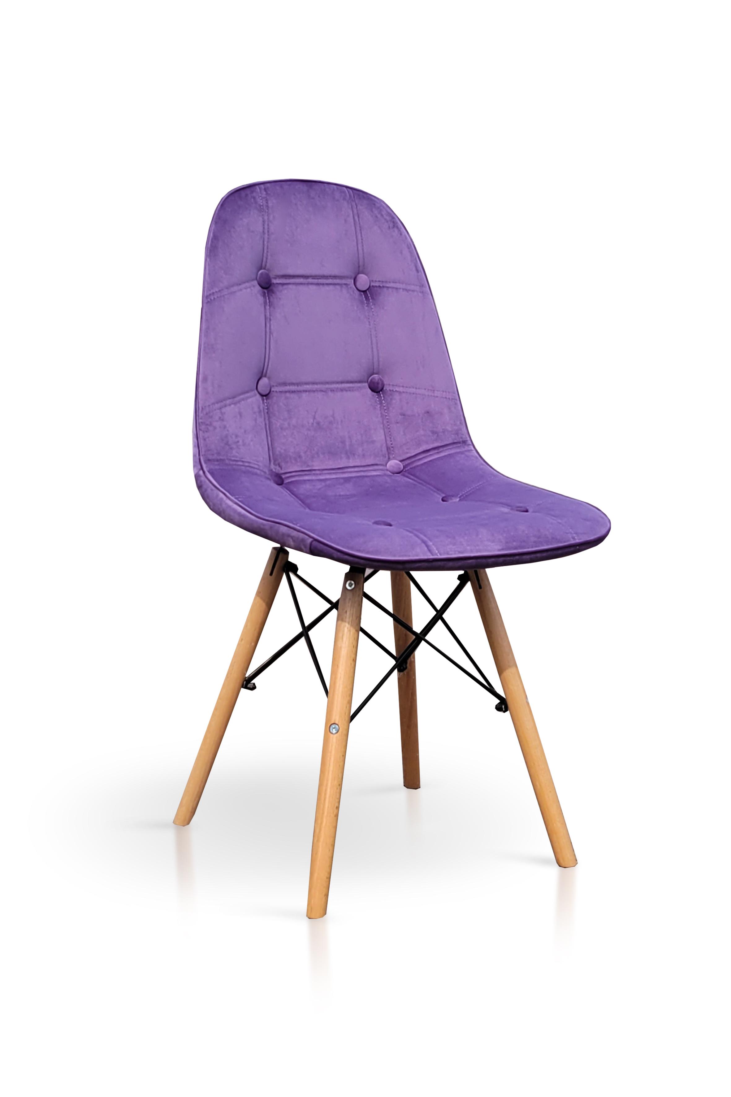 Стілець кухонний Мікс Меблі Джастін Бузковий (45253) - фото 2