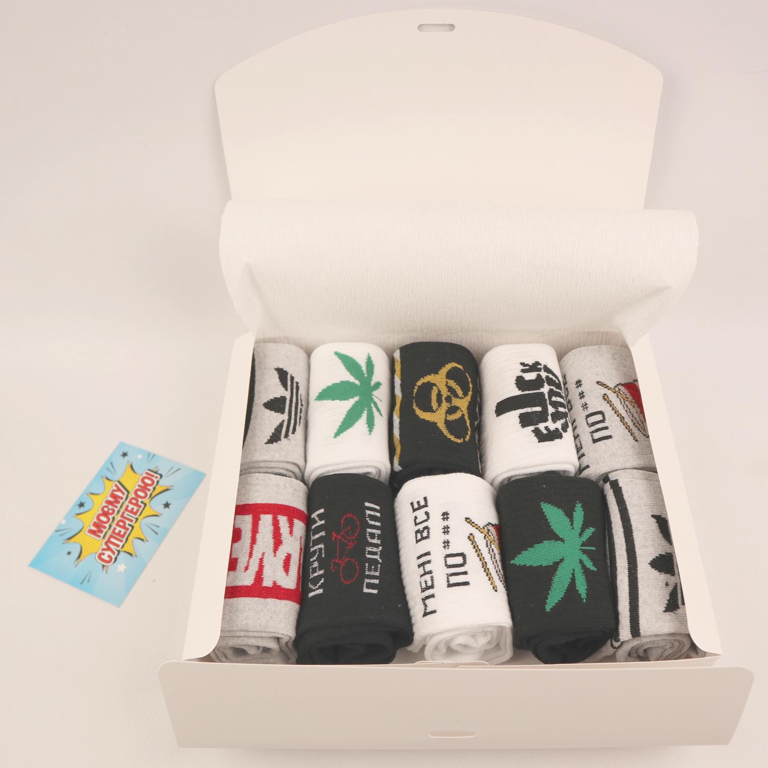 Набор мужских носков 10 шт. (4123636)