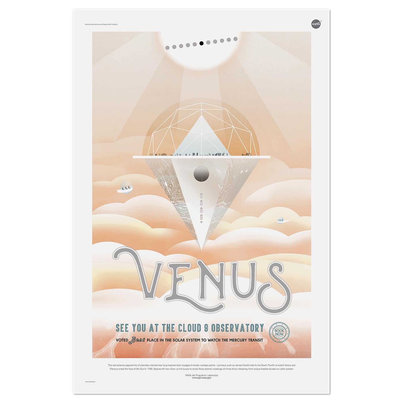 Плакат NASA Венера 60x90 см (0305) Плакат NASA Венера 60x90 см (0305)