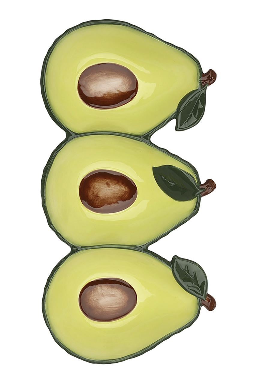 Менажница керамическая Avocado ЦБ-00277151 Зеленый