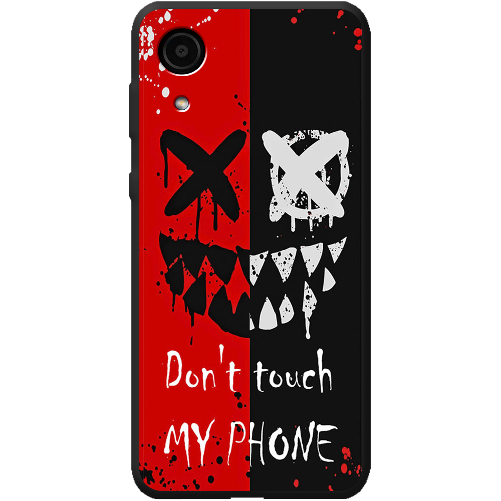 Чехол BoxFace Samsung Galaxy A03 Core (A032) Bad Smile Черный силикон (43939-up2468-44058)