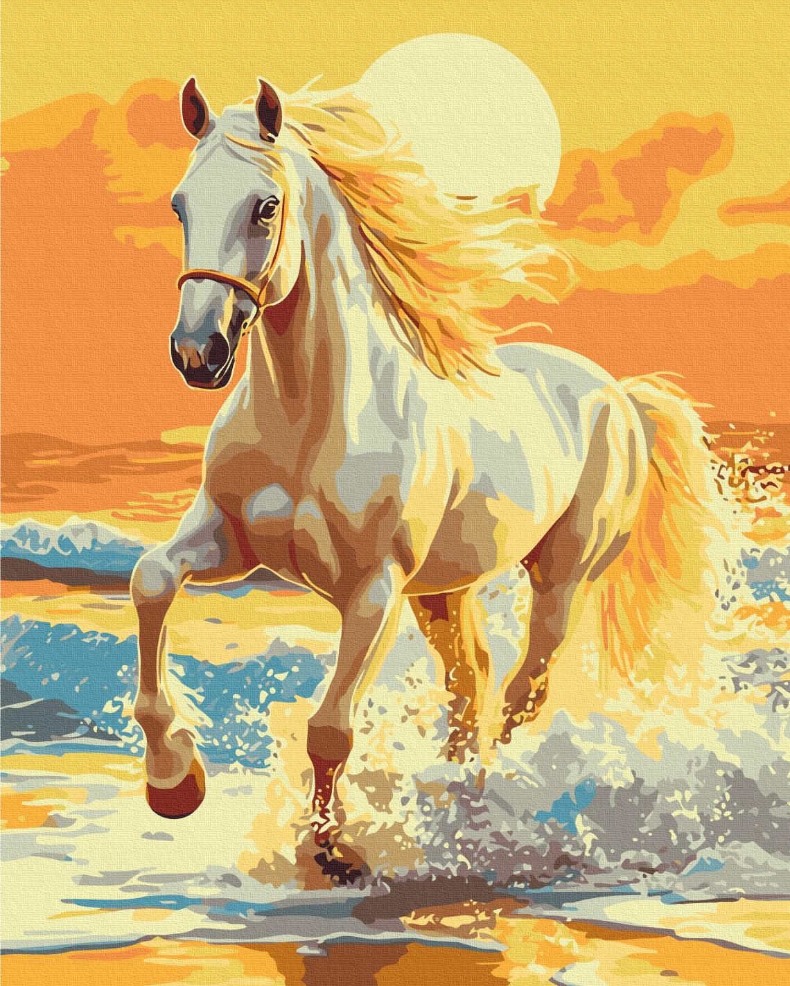 Картина по номерам Brushme Оседланный закат 40x50 см (BS54415)