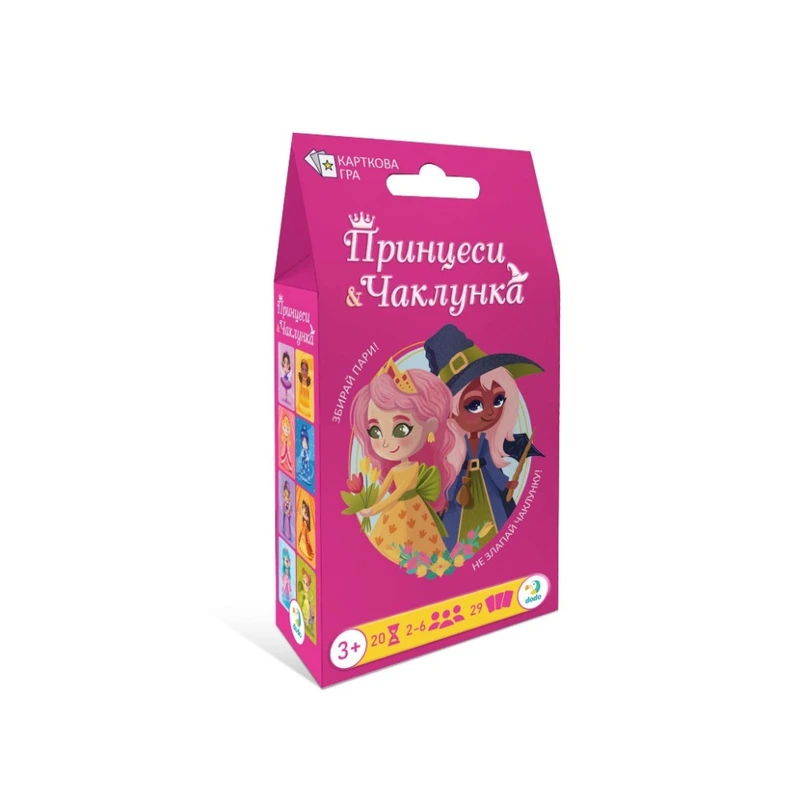 Карткова гра "Принцеси та Чаклунка" 301234 29 карток Карткова гра "Принцеси та Чаклунка" 301234 29 карток