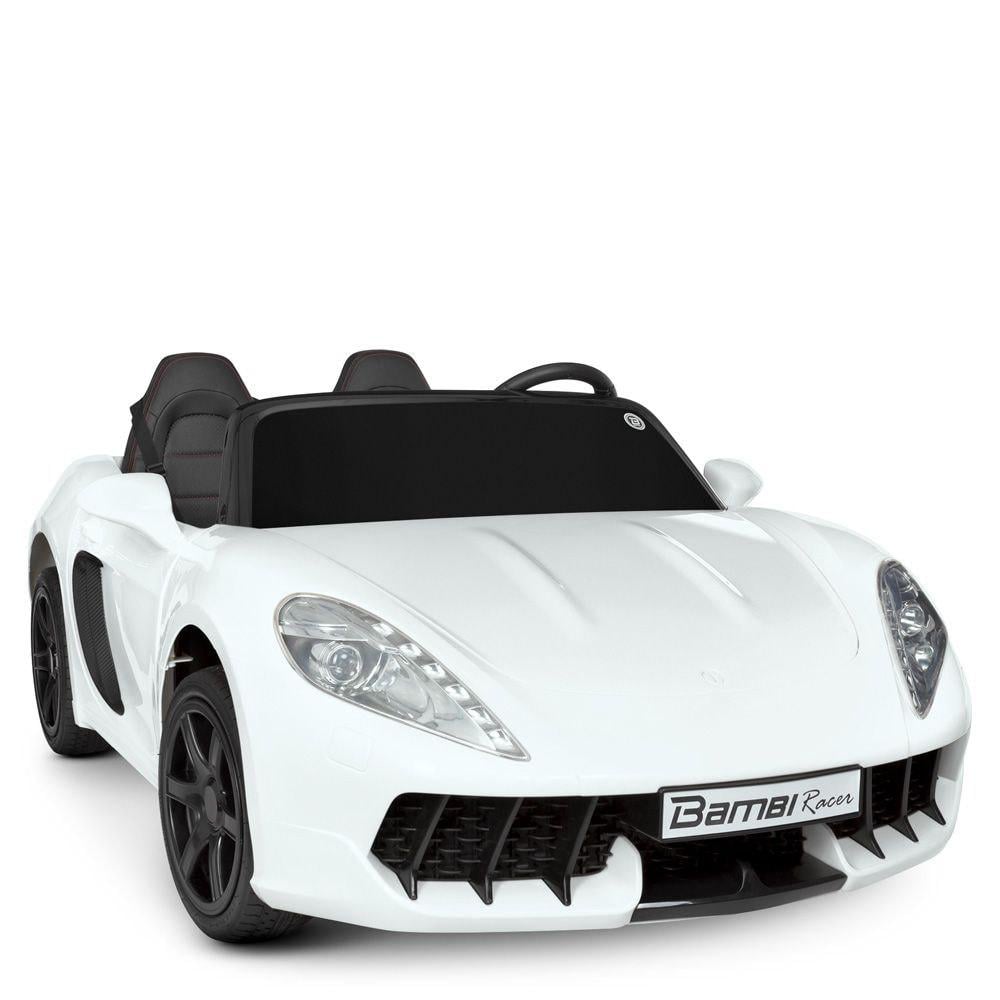 Детский электромобиль Bambi Racer M 4055AL-1 двухместный 24V кожаное сиденье/резиновые колеса до 100 кг (26137773)