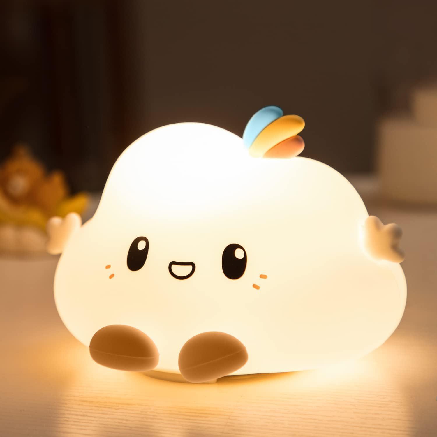 Ночник светодиодный аккумуляторный Милое облачко с изменением яркости (25094968)