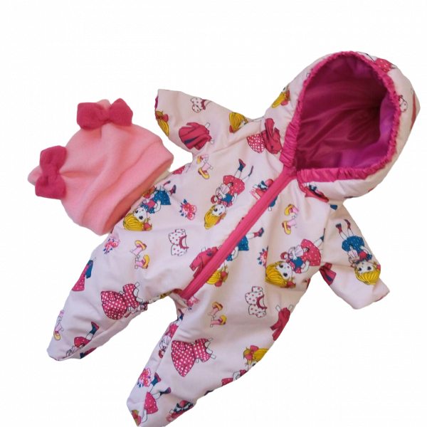 Одежда для куклы Baby Born комбинезон/шапочка 40-43 см Pink Одежда для куклы Baby Born комбинезон/шапочка 40-43 см Pink